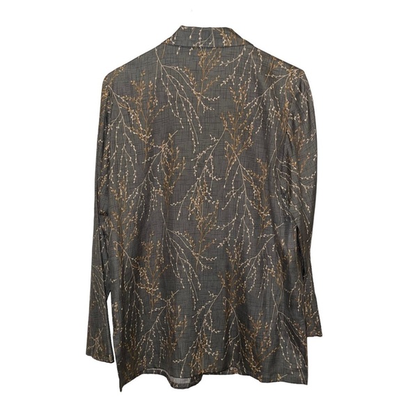 C'est City 100% Silk Woman Blouse Size 4 - Picture 2 of 6